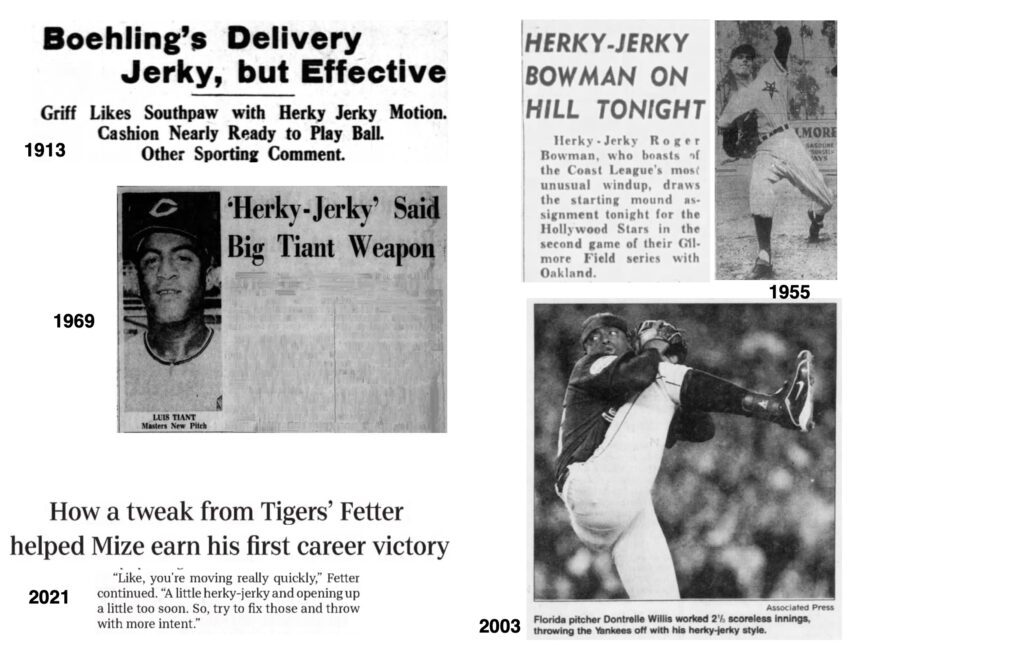herky-jerky clips 1913-2021